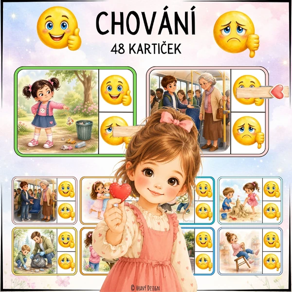 Vhodné a nevhodné chování - kolíčkování