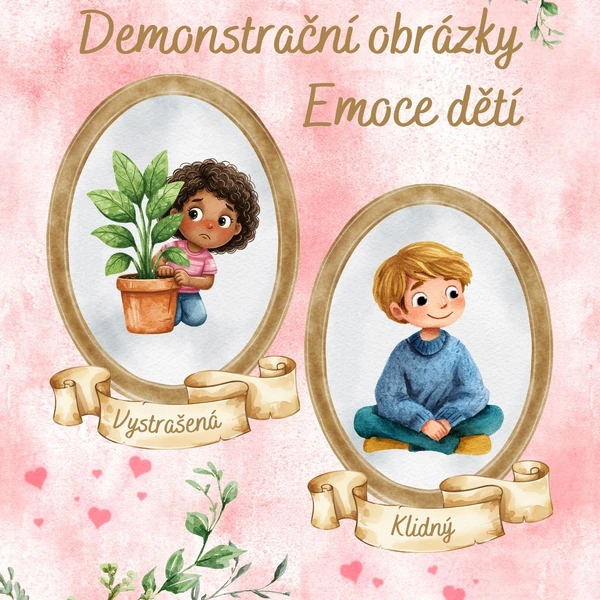 Den dětí emoce - Demonstrační obrázky