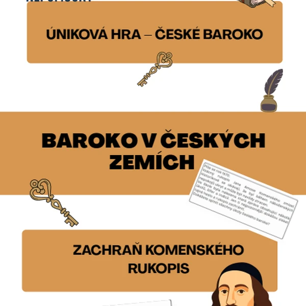 Úniková hra: Zachraň Komenského rukopis – České baroko