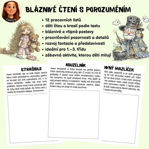 Bláznivé čtení s porozuměním