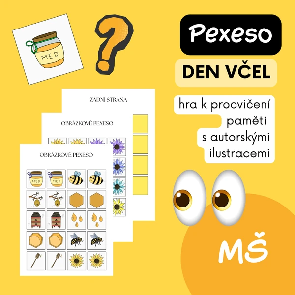 Včelí pexeso - Světový den včel