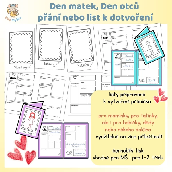 Přání pro maminky, pro tatínky