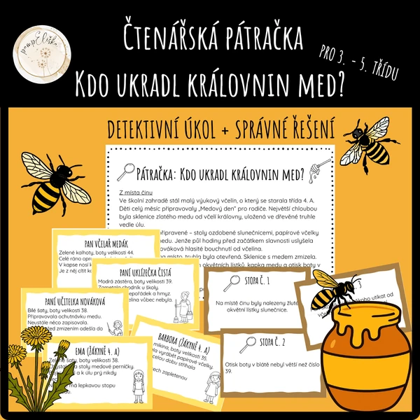  Čtenářská pátračka: Kdo ukradl královnin med?