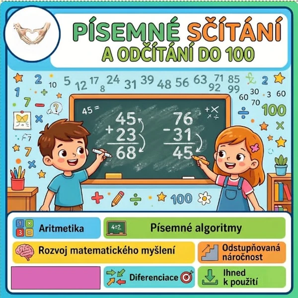 Hravé sčítání a odčítání do 100
