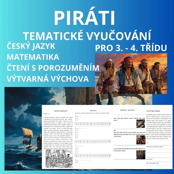Piráti - tematické vyučování na celý den