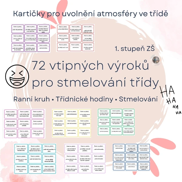 72 vtipných výroků pro stmelování třídy - 1. stupeň ZŠ