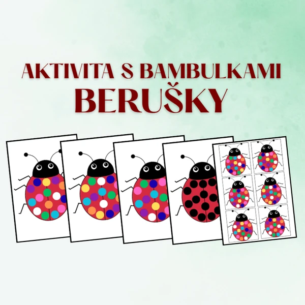 Aktivita s bambulkami/PET víčky - BERUŠKY