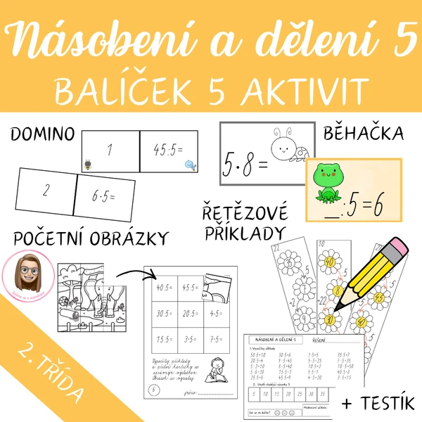 NÁSOBENÍ A DĚLENÍ 5 - BALÍČEK AKTIVIT