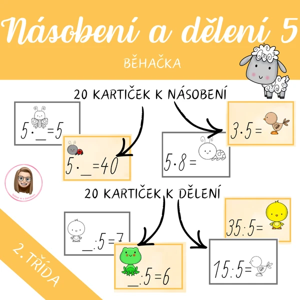 NÁSOBENÍ A DĚLENÍ 5 - běhačka