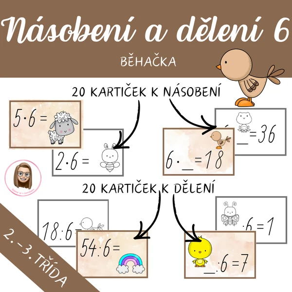 NÁSOBENÍ A DĚLENÍ 6 - běhačka