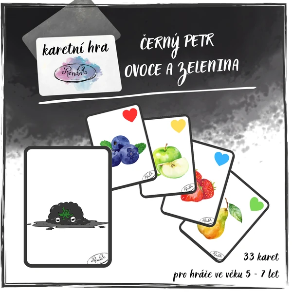 Černý Petr - Ovoce a zelenina