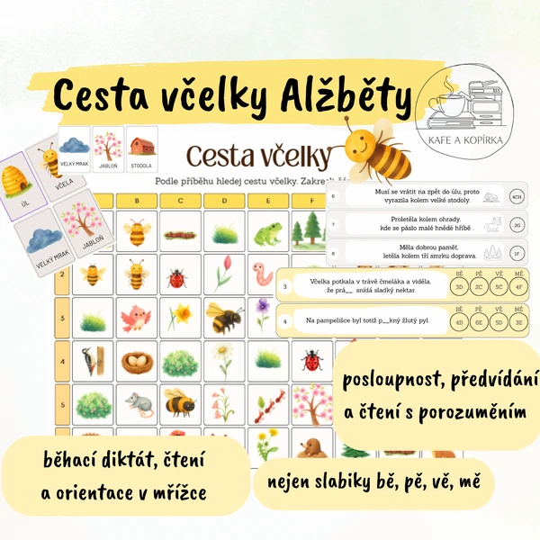 Cesta včelky Alžběty