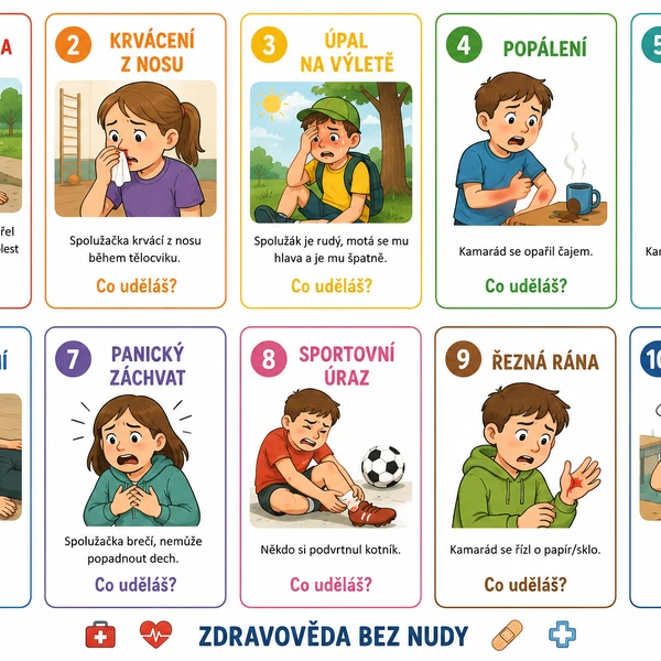 Zdravověda bez nudy - mladý záchranář