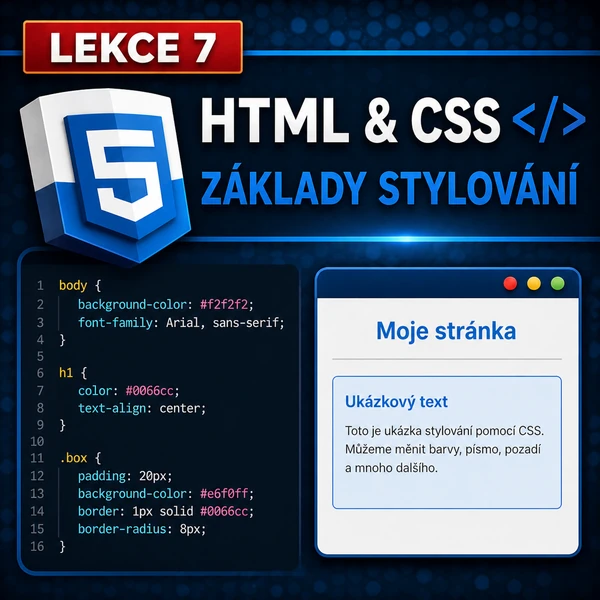 CSS - Základy (Lekce 7)