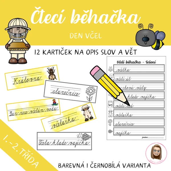 VČELA - čtecí běhačka