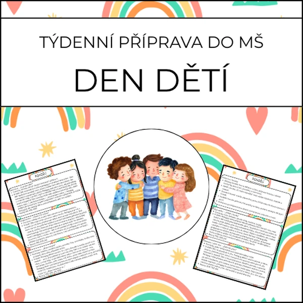 Den dětí: týdenní příprava do MŠ