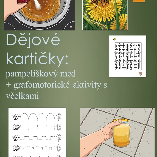 Pampeliškový med + aktivity s včelkami 