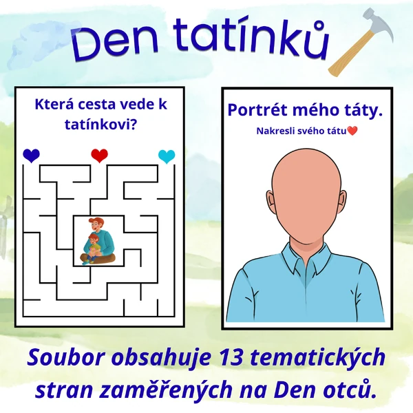 Den otců – zábavný balíček aktivit pro děti