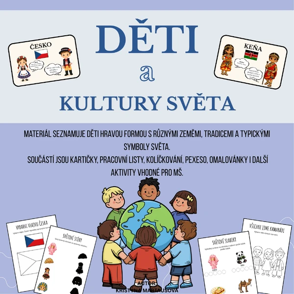 Děti a kultury světa - Poznáváme svět hravou formou 🌎