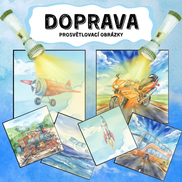 DOPRAVA - PROSVĚTLOVACÍ OBRÁZKY