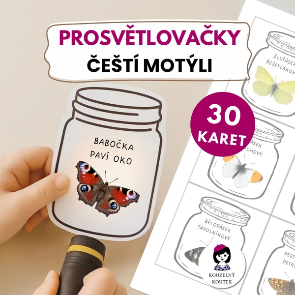 Motýlí prosvětlovačky | Prosvětlovací obrázky motýlů | Entomologie | Čeští Motýli