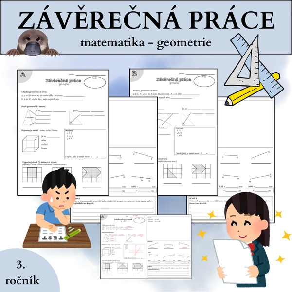Závěrečná písemná práce - geometrie | 3. roč.
