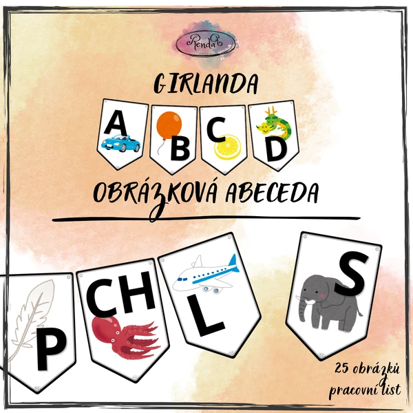 Girlanda (Obrázková abeceda)