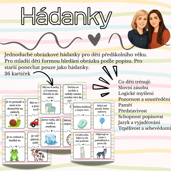 Hádanky pro děti předškolního věku