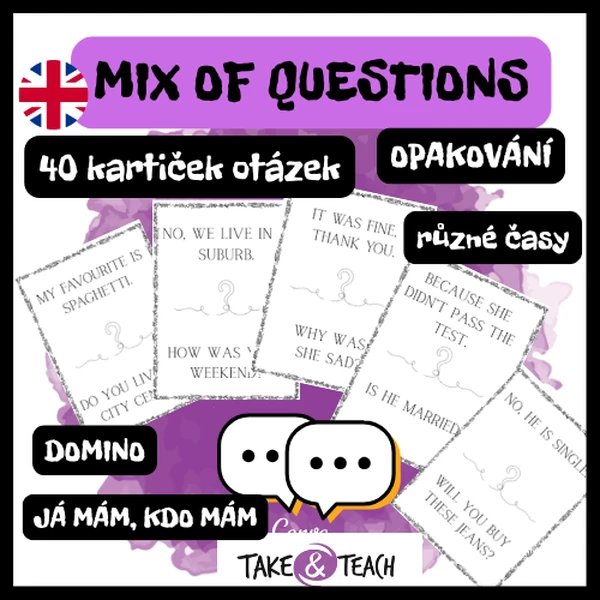 MIX - OTÁZKY - QUESTIONS - OPAKOVÁNÍ