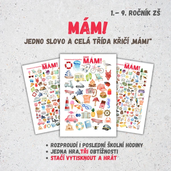 MÁM! - PRÁZDNINOVÁ HLEDAČKA