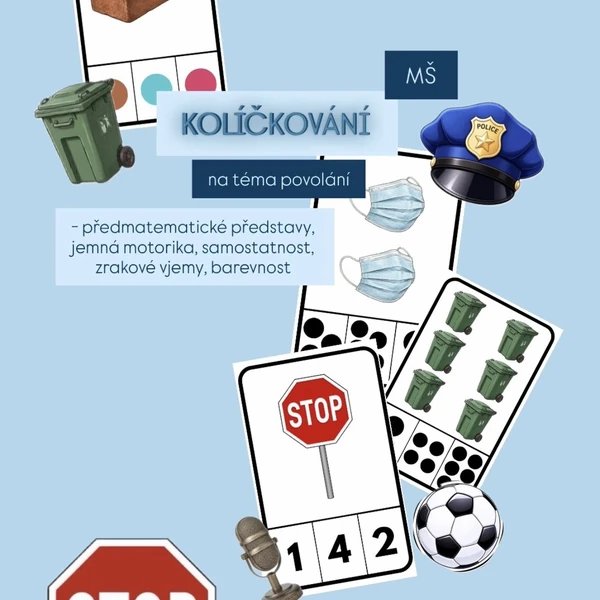 Kolíčkování na téma povolání