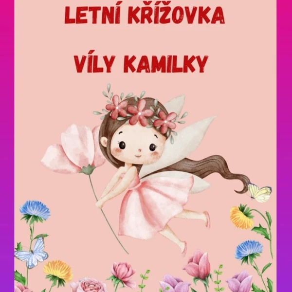 Letní křížovka víly Kamilky 