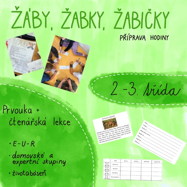 Žáby - čtenářská lekce