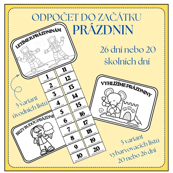 Odpočet dní do začátku prázdnin
