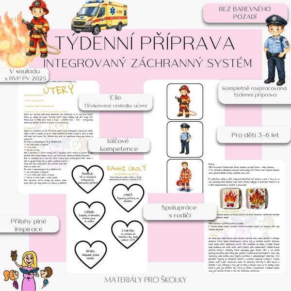 Týdenní příprava - Integrovaný záchranný systém (bez barevného pozadí)