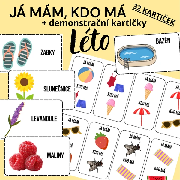 Já mám, kdo má ☀️ Léto + demonstrační kartičky