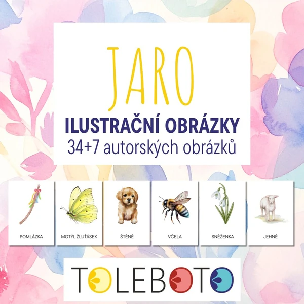 🌼Jaro - demonstrační obrázky (34 + 7 autorských obrázků) 
