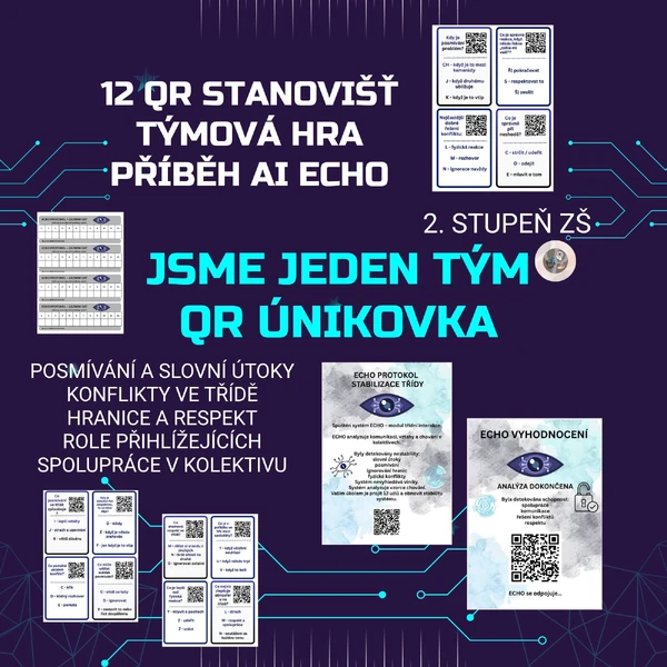 JSME JEDEN TÝM – QR únikovka do třídnické hodiny