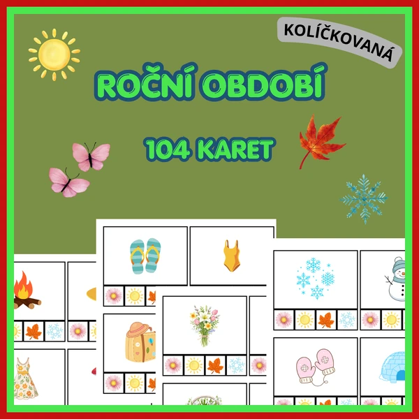 Kolíčkovaná - roční období