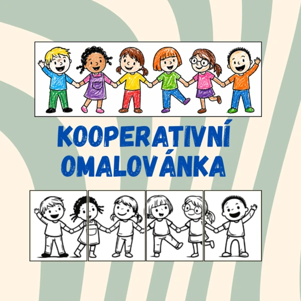 Kooperativní omalovánka děti