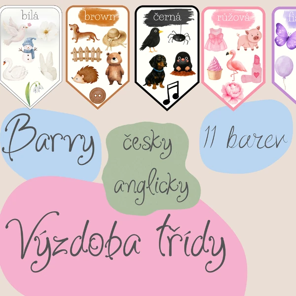 Výzdoba třídy - Barvy