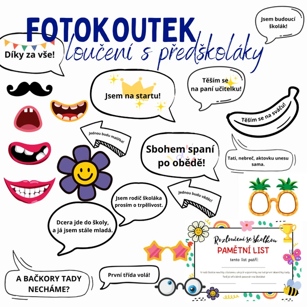 Fotokoutek Loučení s předškoláky 