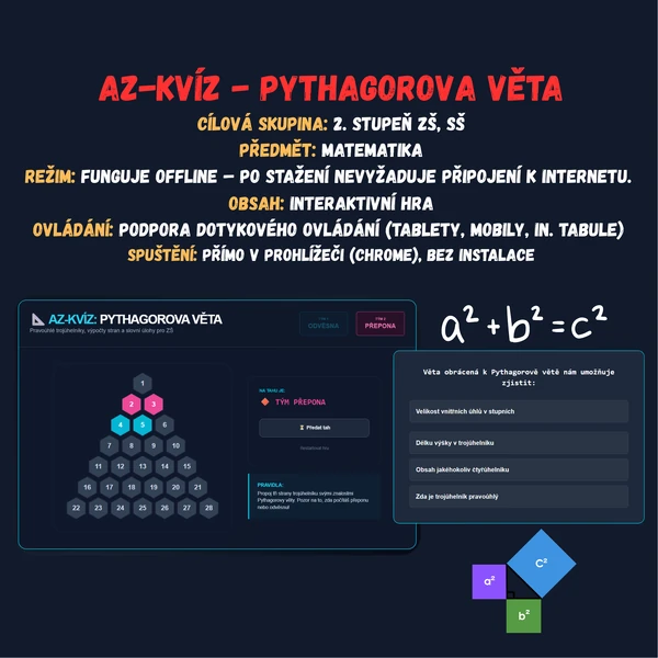 Az-kvíz - Pythagorova věta