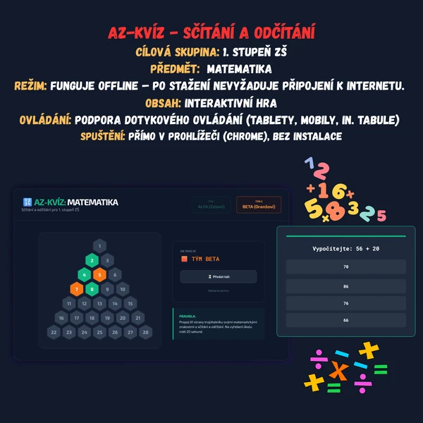 Az-kvíz - Sčítání a odčítání