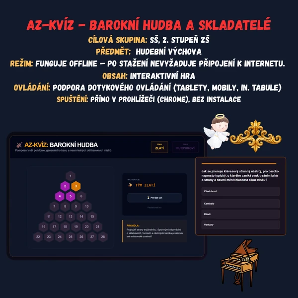 AZ-kvíz - Barokní hudba a skladatelé