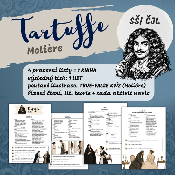 Tartuffe - Moliére (set úkolů)