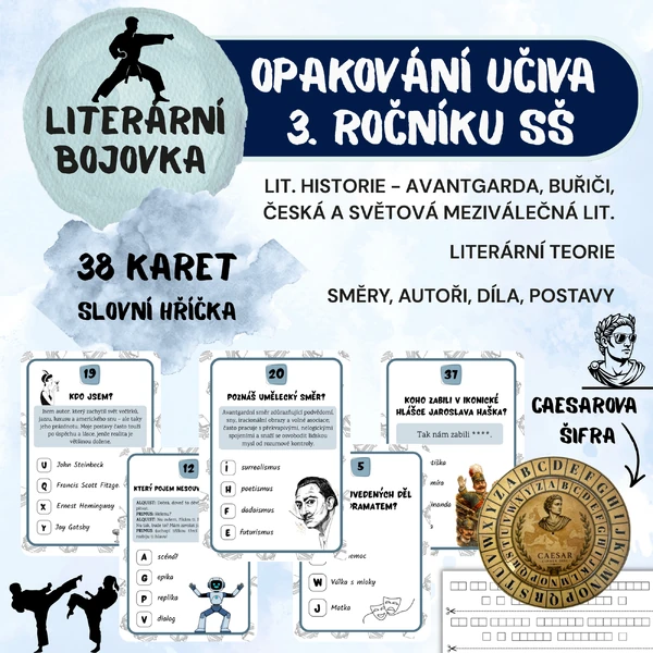 LITERÁRNÍ BOJOVKA 3: OPAKOVÁNÍ UČIVA 3. ROČNÍKU SŠ