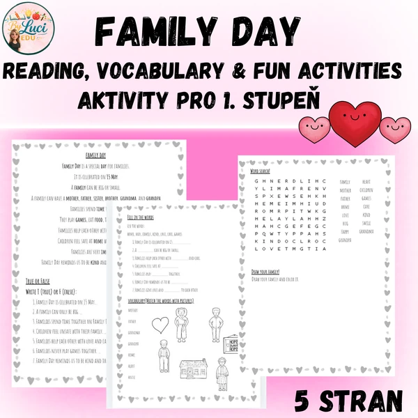 Family day - aktivity do hodin AJ