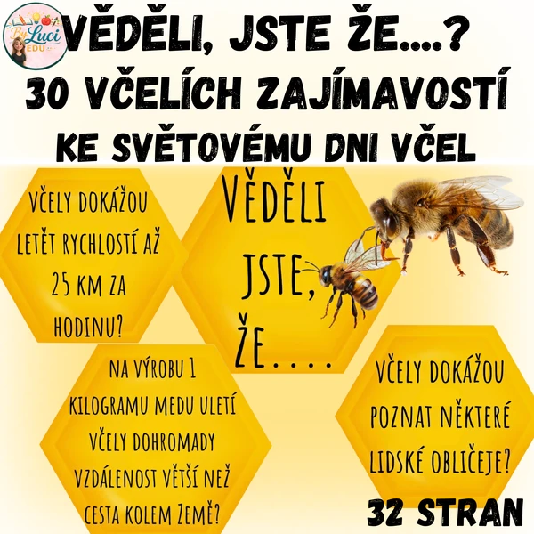 Věděli jste, že ...? 30 zajímavostí o včelách - Světový den včel 20.5.