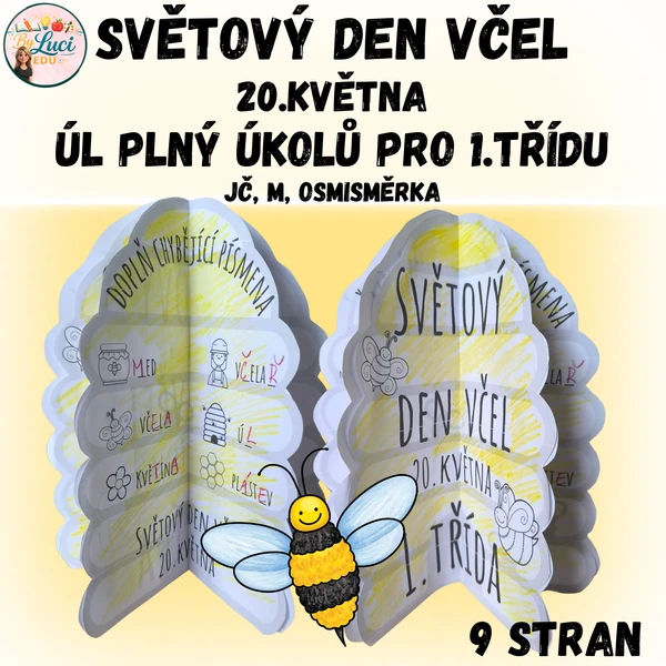 Úl plný úkolů - aktivity pro 1. třídu ke Světovému dni včel